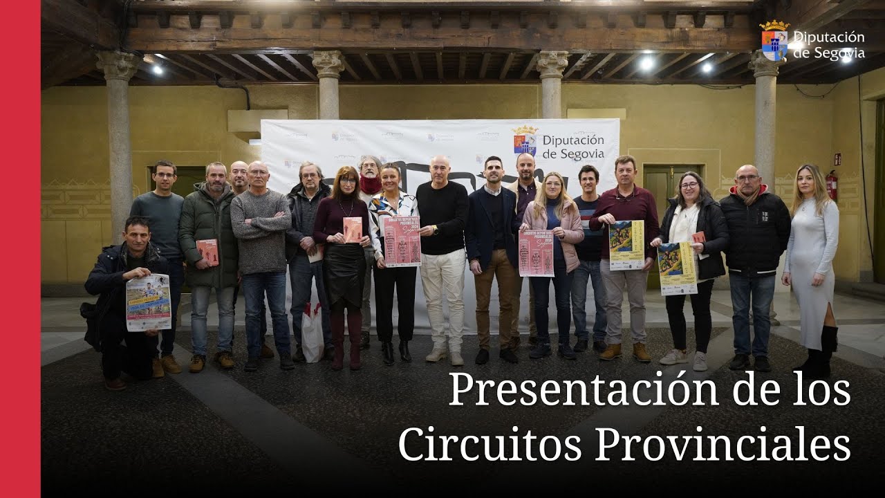 Presentación de una nueva edición de los Circuitos Provinciales de la Diputación de Segovia