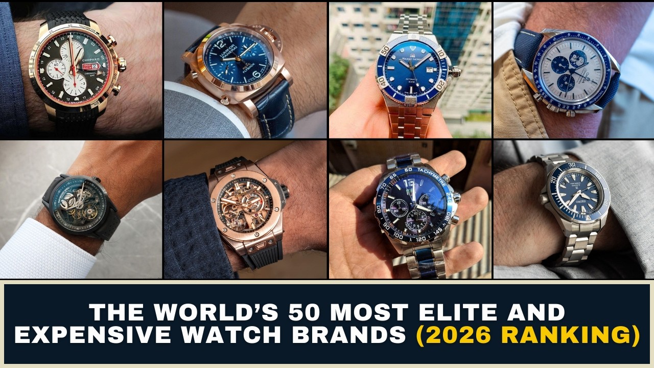 The World’s 50 Most Elite and Expensive Watch Brands (2026 Ranking) #watchbrands #watch #rolex