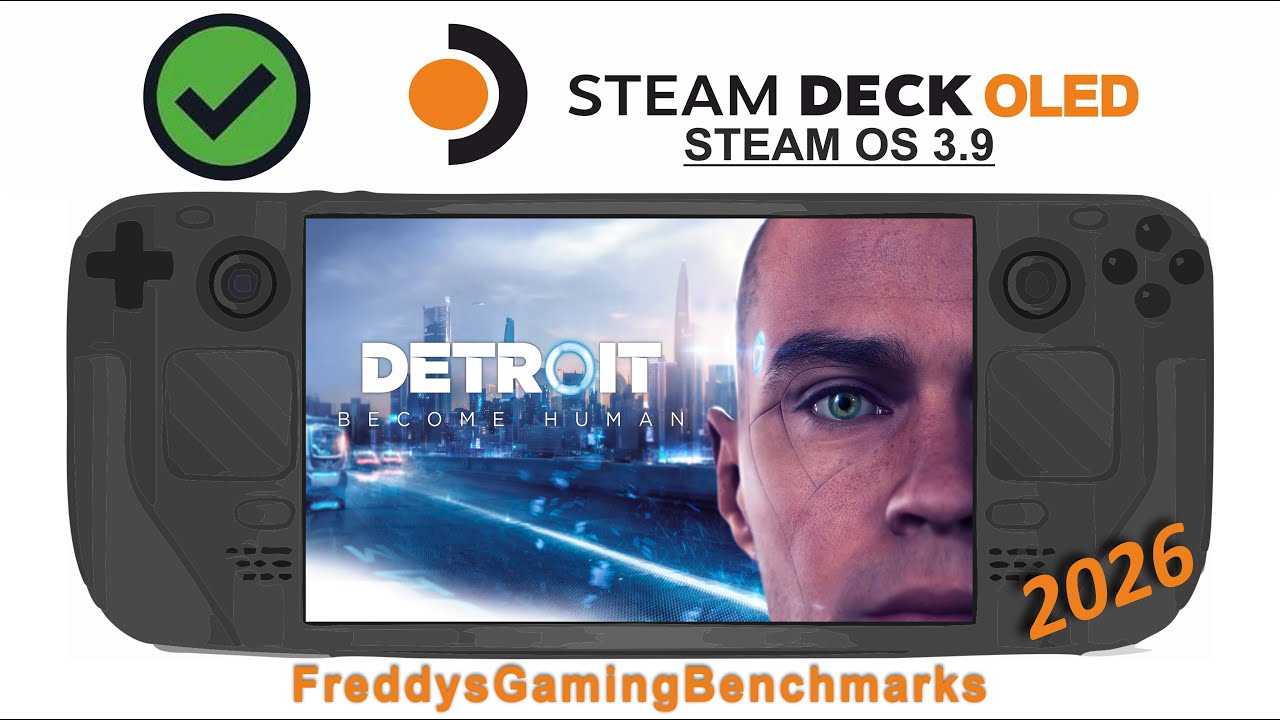 Detroit Become Human (Test 01.2026) on Steam Deck OLED with Steam OS 3.9