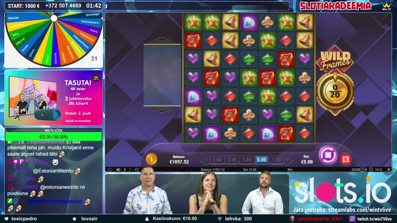 WinTV Slotiakadeemia(Slots): Akadeemikud h&auml;mmingus Wild Frames annab tagasi!