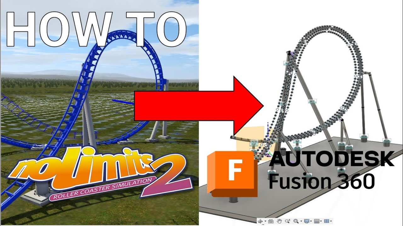 How to Model Roller Coasters from No Limits in Fusion 360