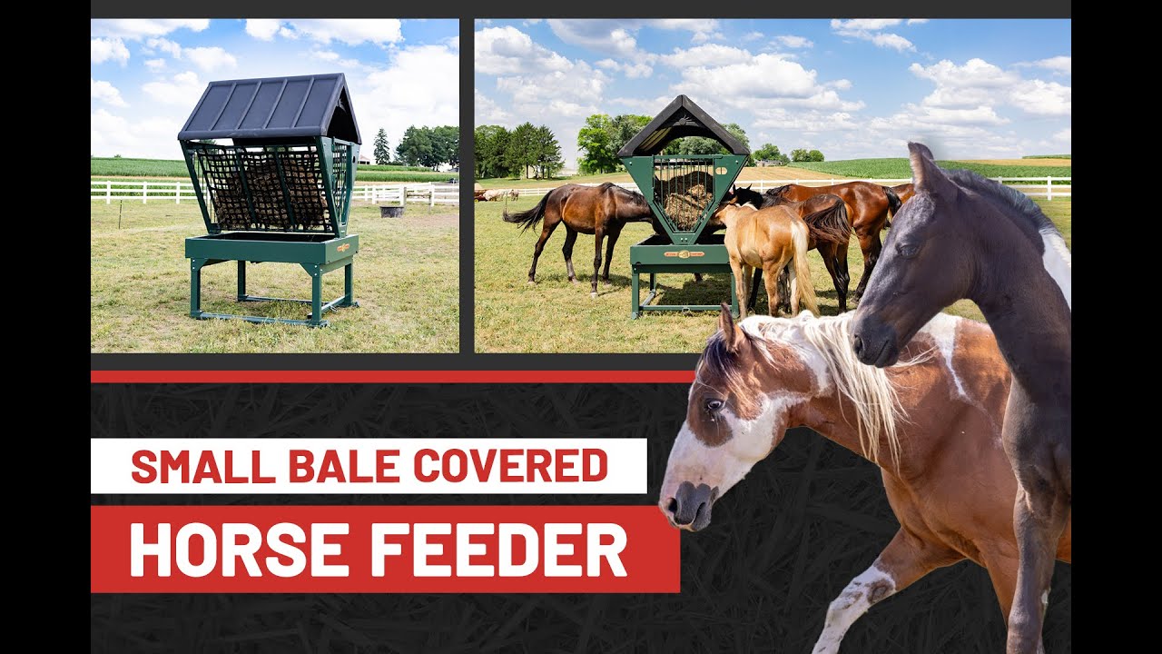 Farmco's Covered Hay Feeder - Keep Your Hay Dry and Your Horses Happy
