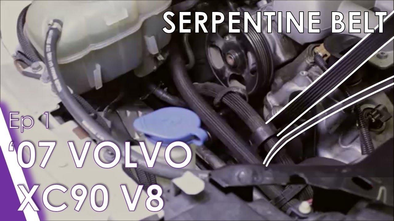 Replacing a Whistling Serpentine Belt (& Tensioner/Pulleys) on Sleipnir | 2007 Volvo XC90 V8 Sport