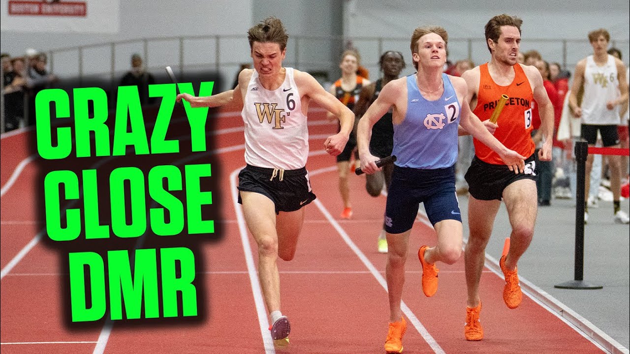 CRAZY All-Time Collegiate Men's DMR Race At BU Terrier DMR Challenge 2025!