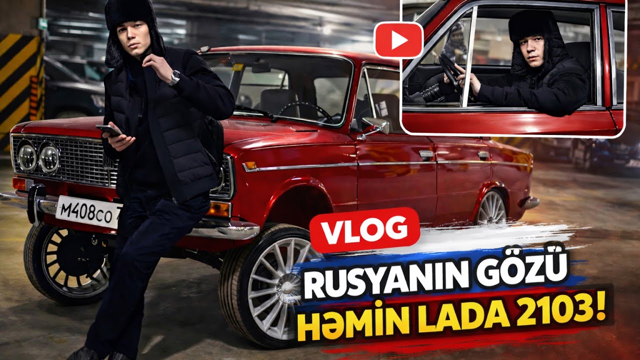 Bu maşınla şəhər başqa görünür 😎 | VLOG 🇦🇿🇷🇺