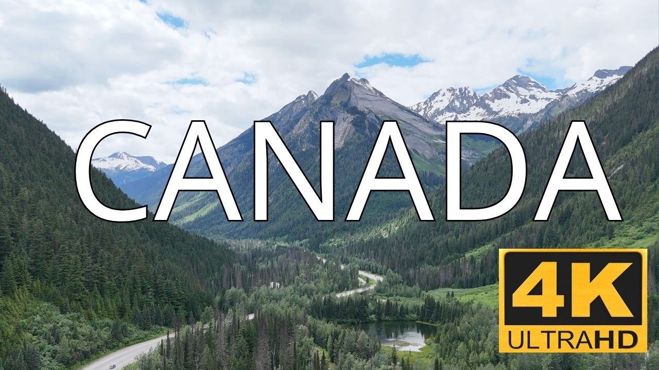 4K Amazing Drone Footage - Bird's Eye View of Canada | Relaxation music