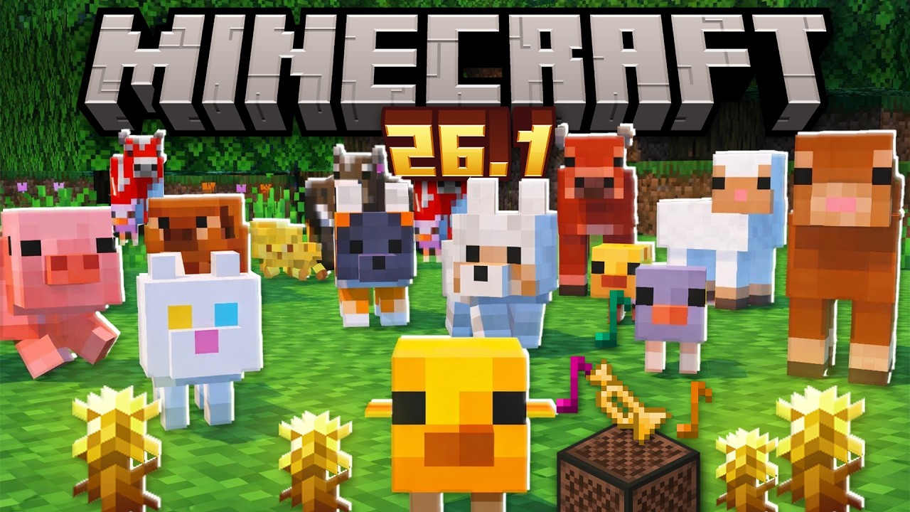 MINECRAFT 26.1 - Tudo que Chegou na Atualização - Tiny Takeover Update!