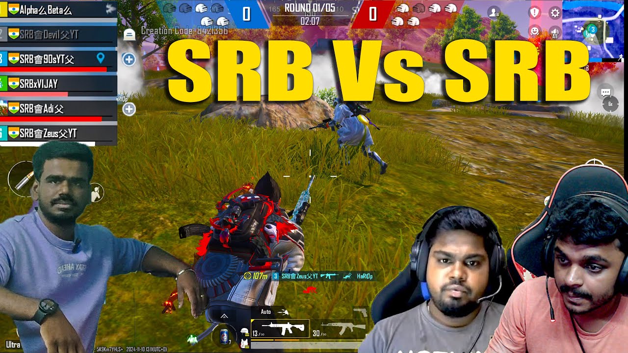 Best Of 3 - 5 Rounds SRB Vs SRB - Most Thrilling Match Ever #passionofgaming #pubgmobile