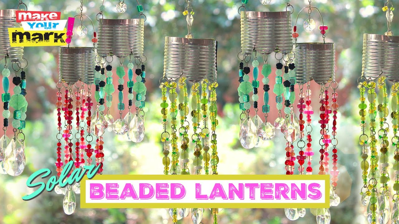 Beautifully Beaded Solar Lanterns