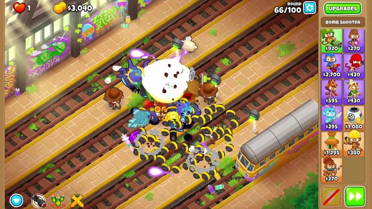 (BTD6) Tricky Tracks CHIMPS Least Cash ($95,740)