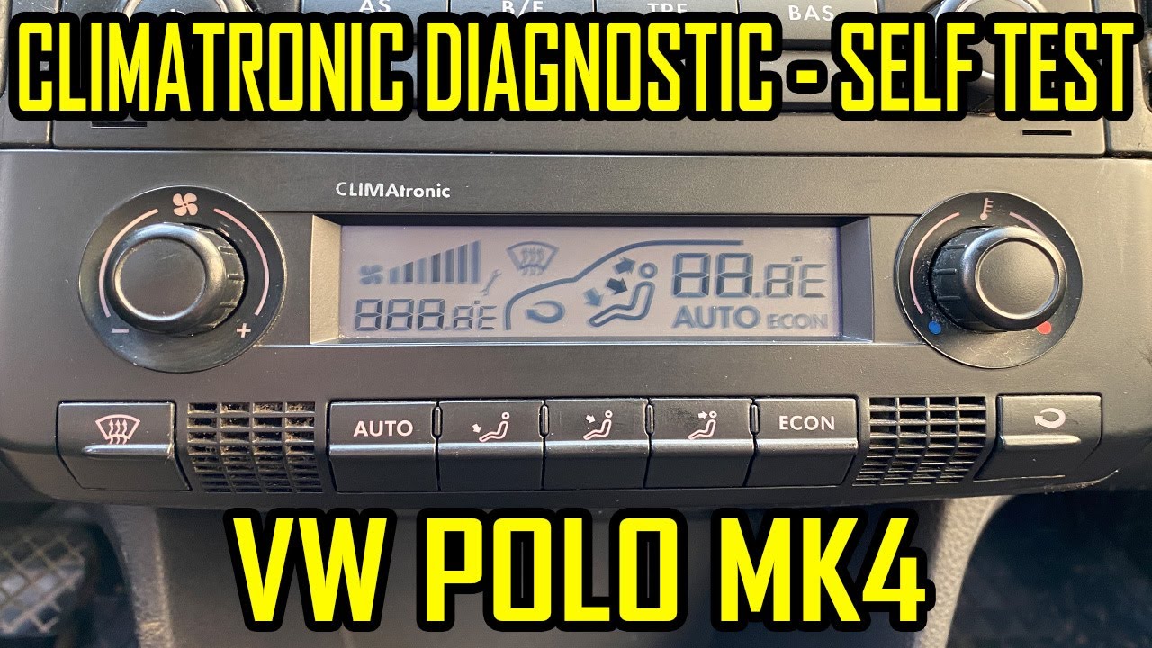 VW Polo MK4 Climatronic Diagnostic Self Test - List of Codes