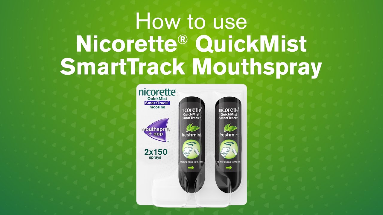 Quit Smoking App | How to Use QuickMist SmartTrack&trade; | NICORETTE&reg;