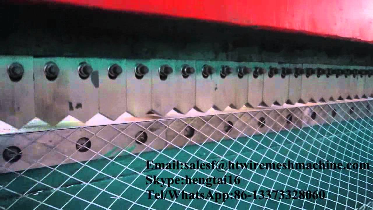 expanded metal mesh machine
