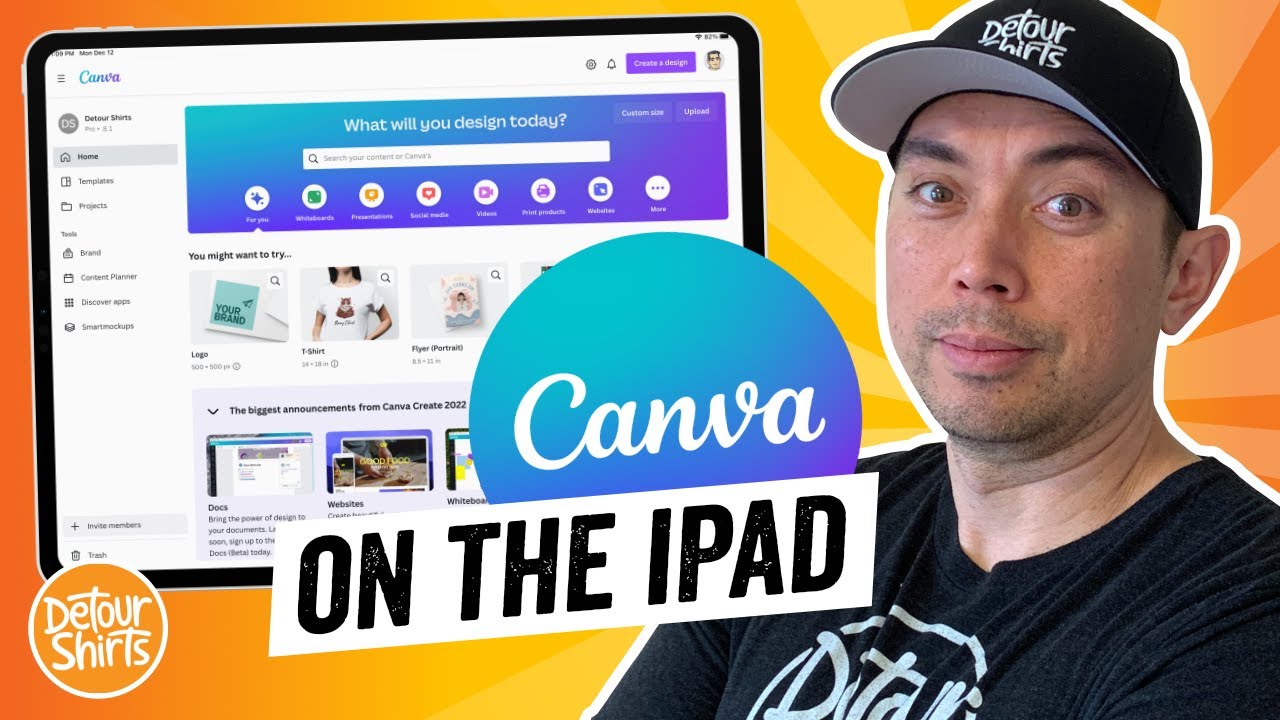 Canva Tutorial for Beginners on iPad | How to use the Canva App for Print on Demand 2023