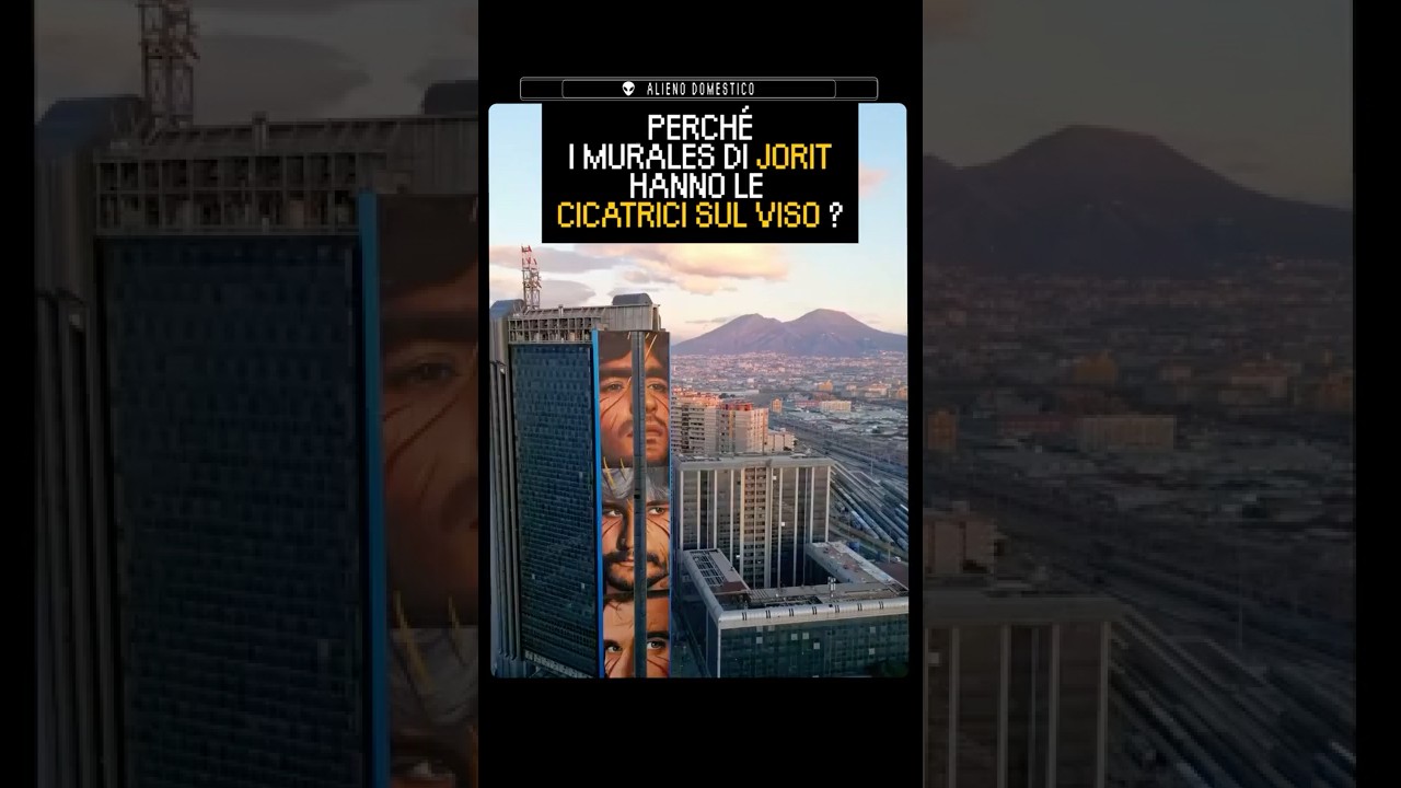 PERCH&Eacute; I MURALES DI JORIT HANNO LE CICATRICI SUL VISO?#shorts