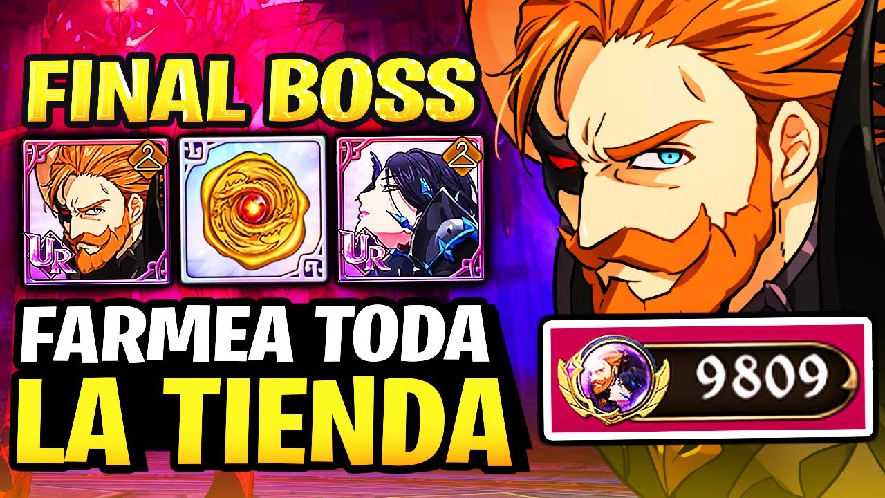 🔥 FARMEA RAPIDO FINAL BOSS ESCANOR & MERLIN con 7 EQUIPOS! CONSIGUE TODO! - 7ds Grand Cross 🔥