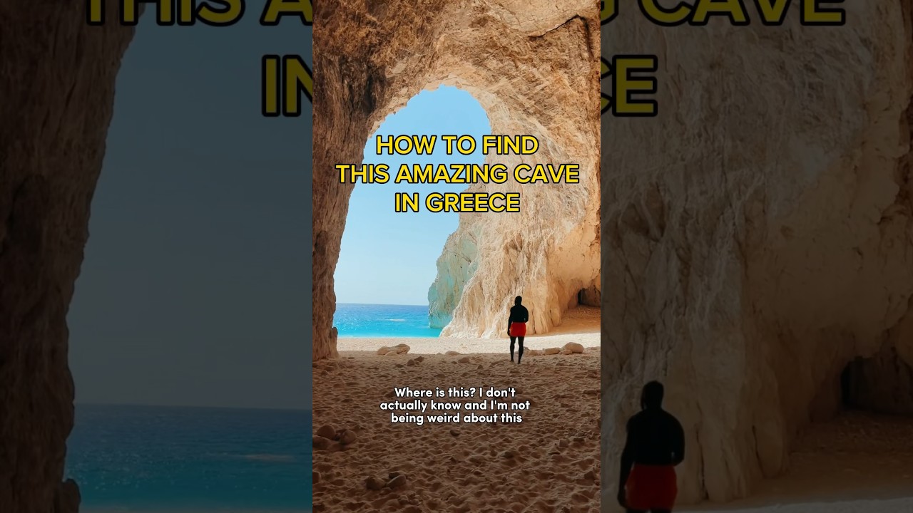 This is how to find this amazing cave in Greece #travel #traveltips #greece #zakynthos #zante