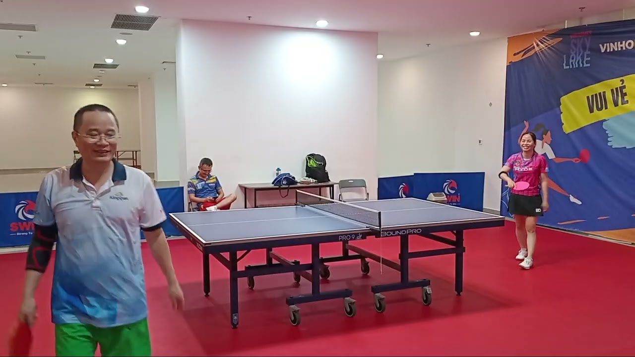 Diễm My vs Hải tại clb bóng bàn Vinhomes Skylake 24/2/26