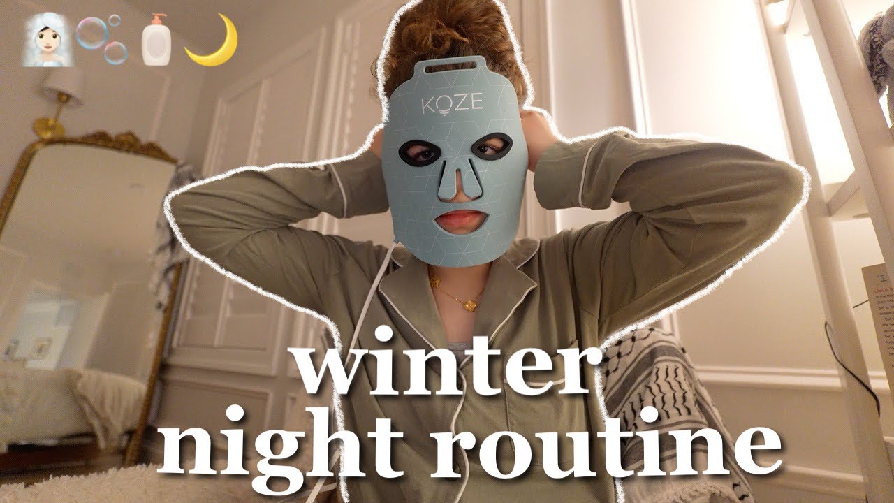 WINTER NIGHT ROUTINE ❄️ skincare & wellness