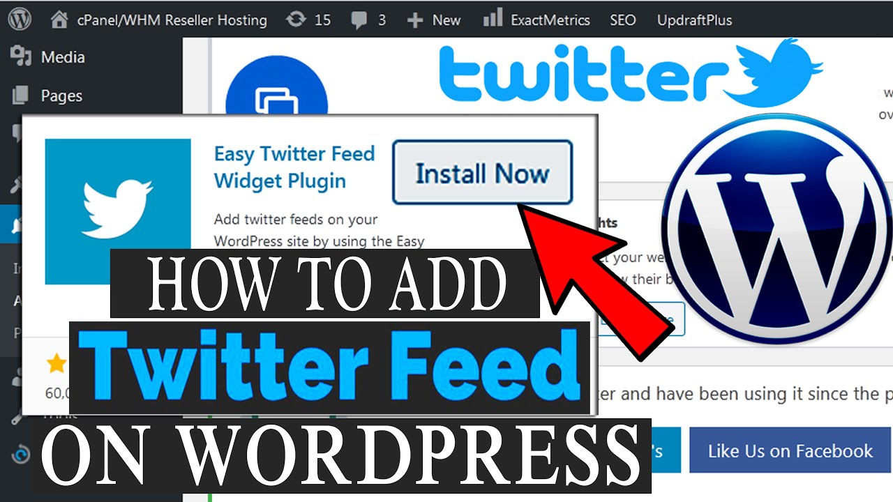 How to enable & use a Twitter feed on your WordPress site?