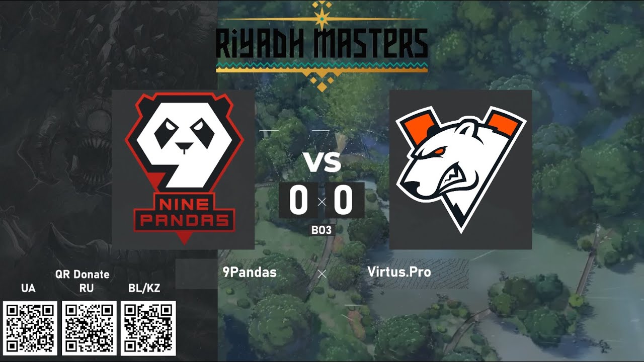 9Pandas vs. Virtus.pro - Riyadh Masters 2023 - Play-In BO3 @4liver #riyadhmasters