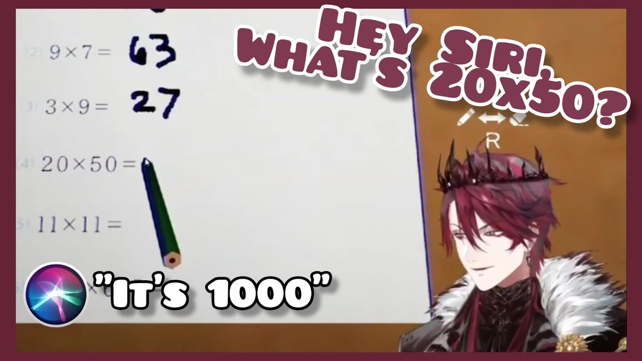 Jurard Uses Siri To Solve His Math Homework