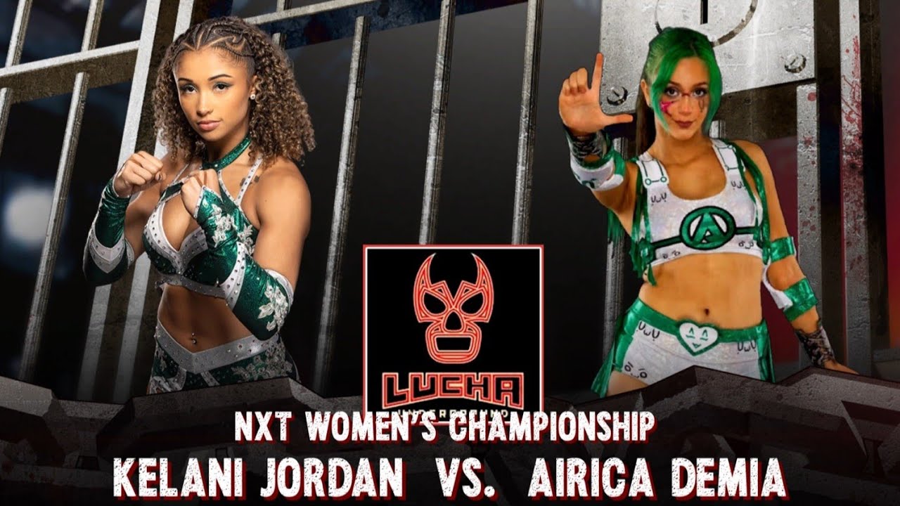 Kelani Jordan vs. Airica Demia | Ladder Match | NXT Lucha Underground | WWE 2K25 Universe #ps5