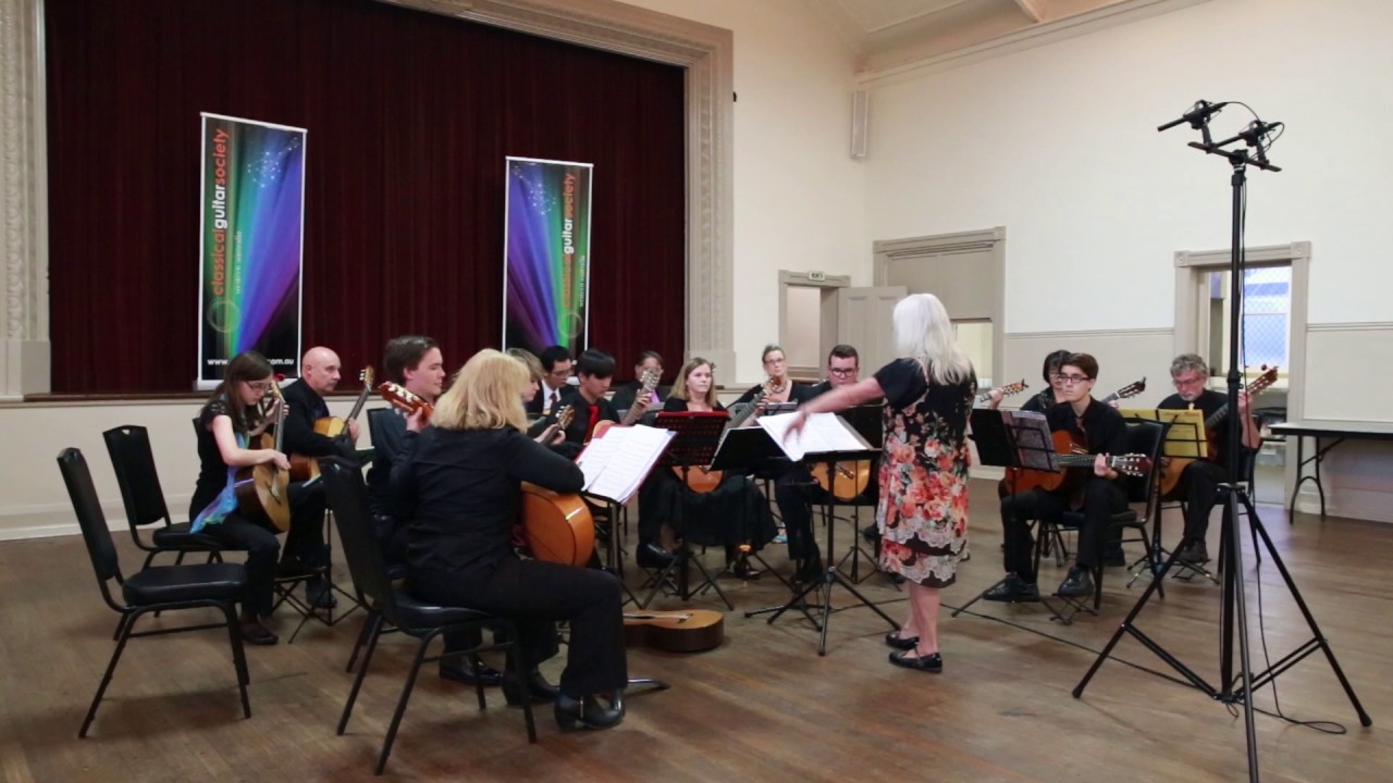 WA Classical Guitar Society Orchestra plays 'Dance Rondo' by Jane Darcey