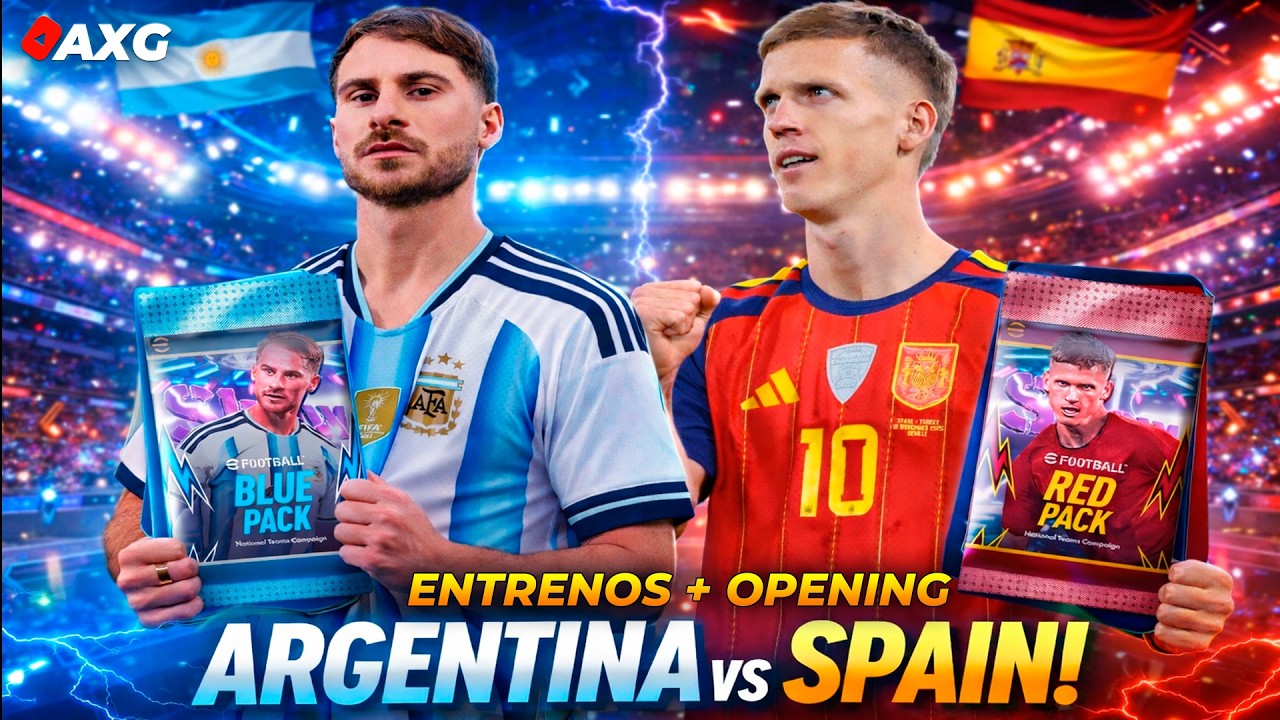 Show Time NATIONAL TEAM: 🇦🇷 Mac Allister vs. Dani Olmo 🇪🇸 ¿Cual Elegir? + Opening 🔥