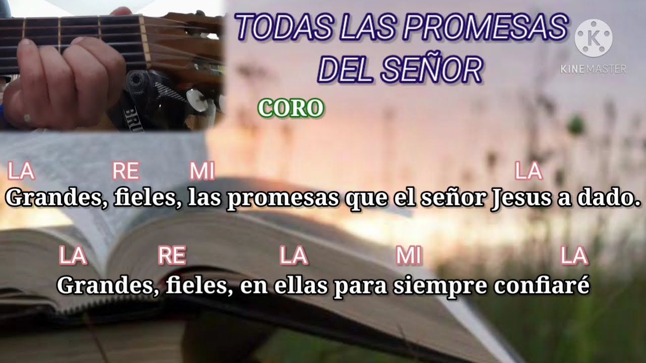 TODAS LAS PROMESAS DEL SEÑOR | Himno Cristiano LETRA + ACORDES by 𝕄𝕠𝕚𝕤𝕖𝕤 𝔾𝕌𝕄𝔸