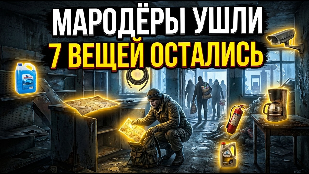🚨 7 ВЕЩЕЙ С ЗАПРАВКИ которые мародёры НЕ БЕРУТ — а вы должны ПЕРВЫМ