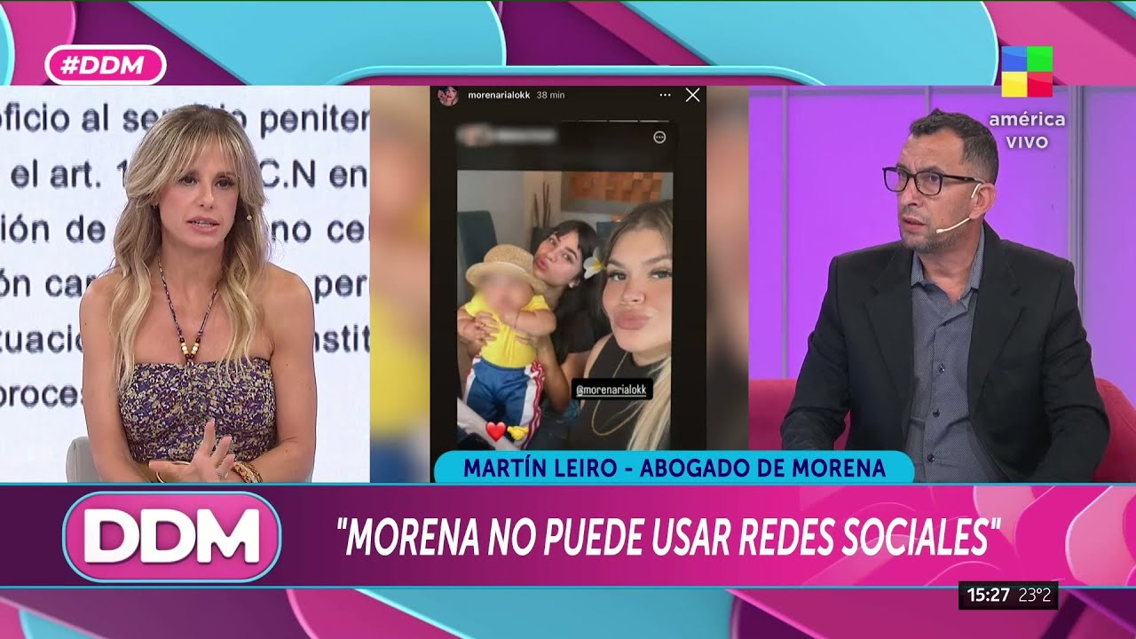 😱 MORENA RIAL CON CELULAR RESTRINGIDO EN LA C&Aacute;RCEL