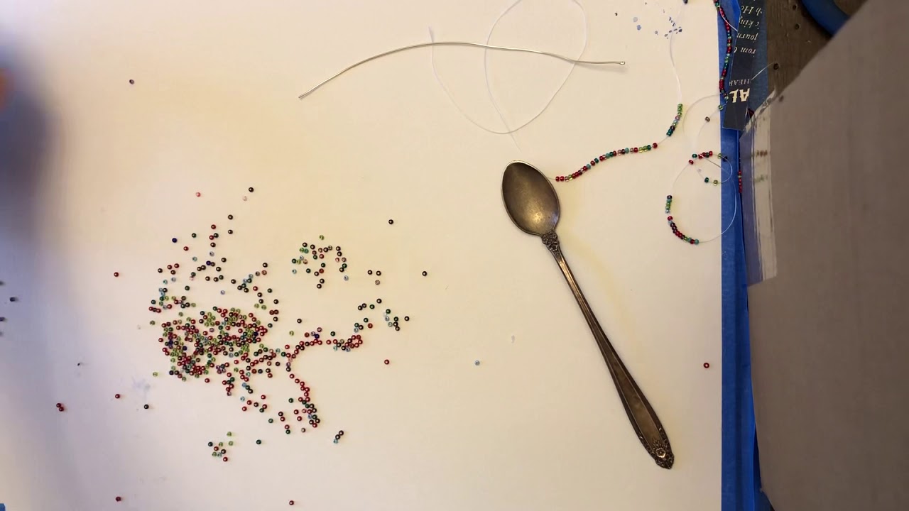 Sorting mixed seed beads by color - the fast(ish) way