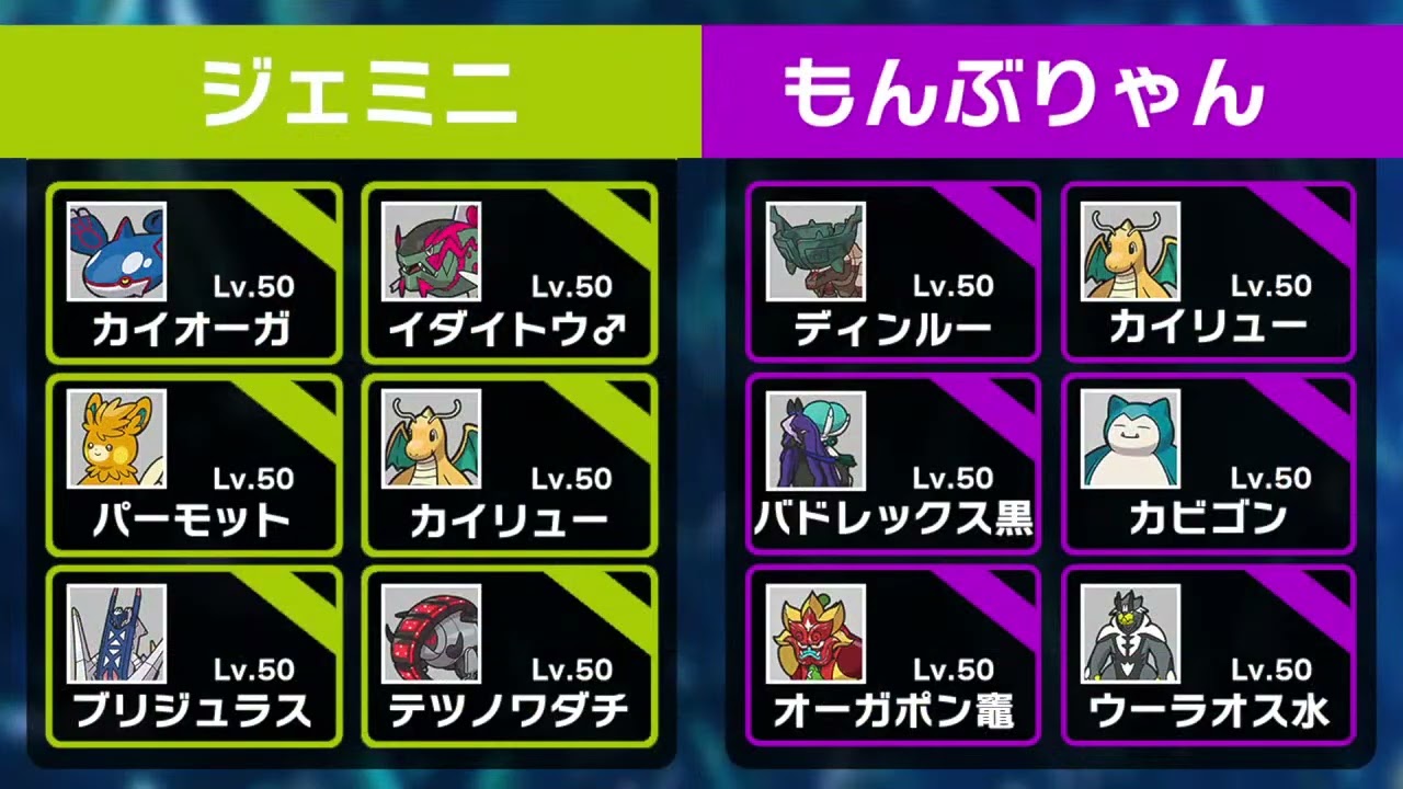 【ポケモンSV】Zero. Online Qualifiers Day1 ジェミニ vs もんぶりゃん【レギュG】