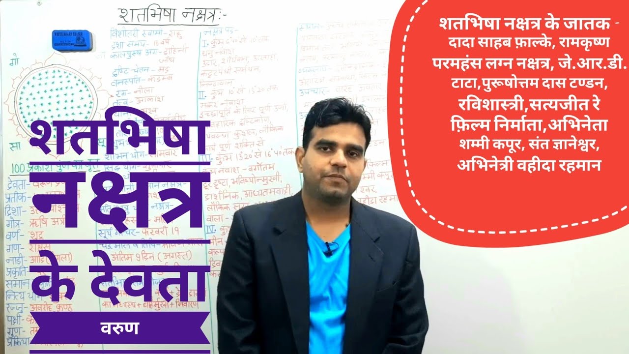 शतभिषा नक्षत्र || Shatbhisha Nakshatra #shatbhishanakshatra #shraddhaastrojyotish #sanatvajpayee