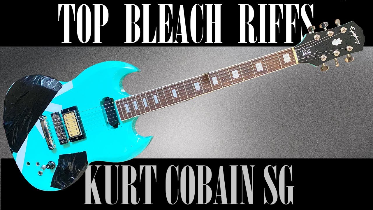 Top 20 Nirvana Bleach Era Riffs | Kurt Cobain SG