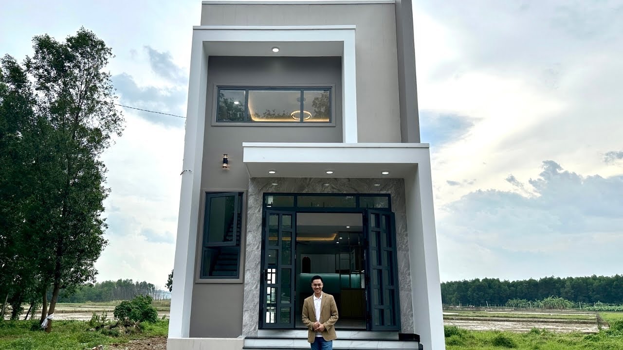 Độc Lạ.. Nhà Gác Lửng Có GIẾNG TRỜI! Mẫu Nhà Này Rất Đẹp Bạn Nên Xem Thử