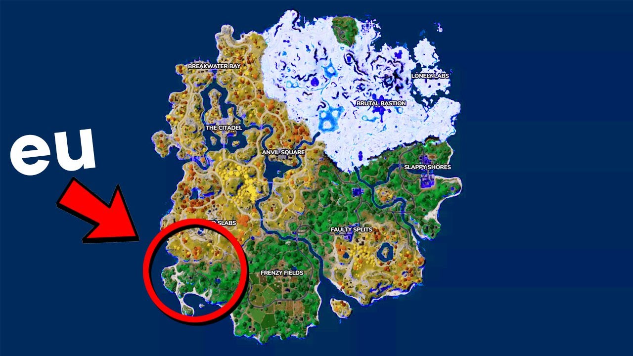 JOGUEI O NOVO MAPA DO FORTNITE CAPÍTULO 4
