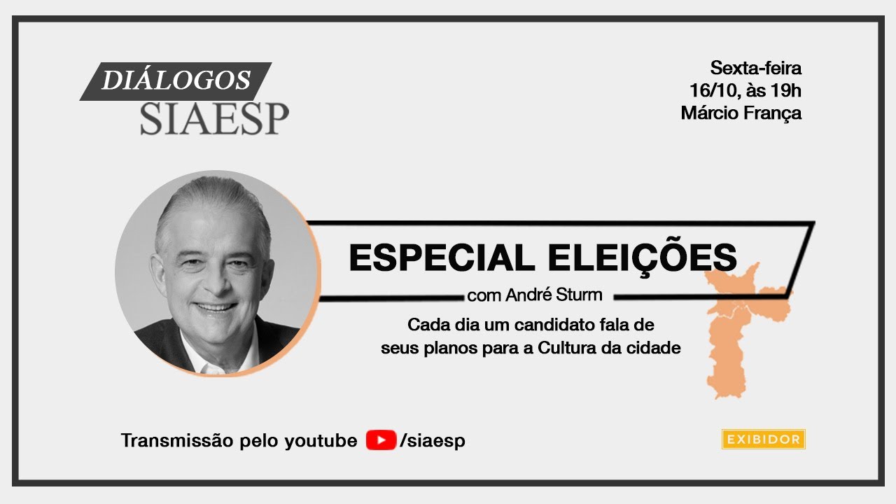 Di&aacute;logos SIAESP - Especial Elei&ccedil;&otilde;es (M&aacute;rcio Fran&ccedil;a)