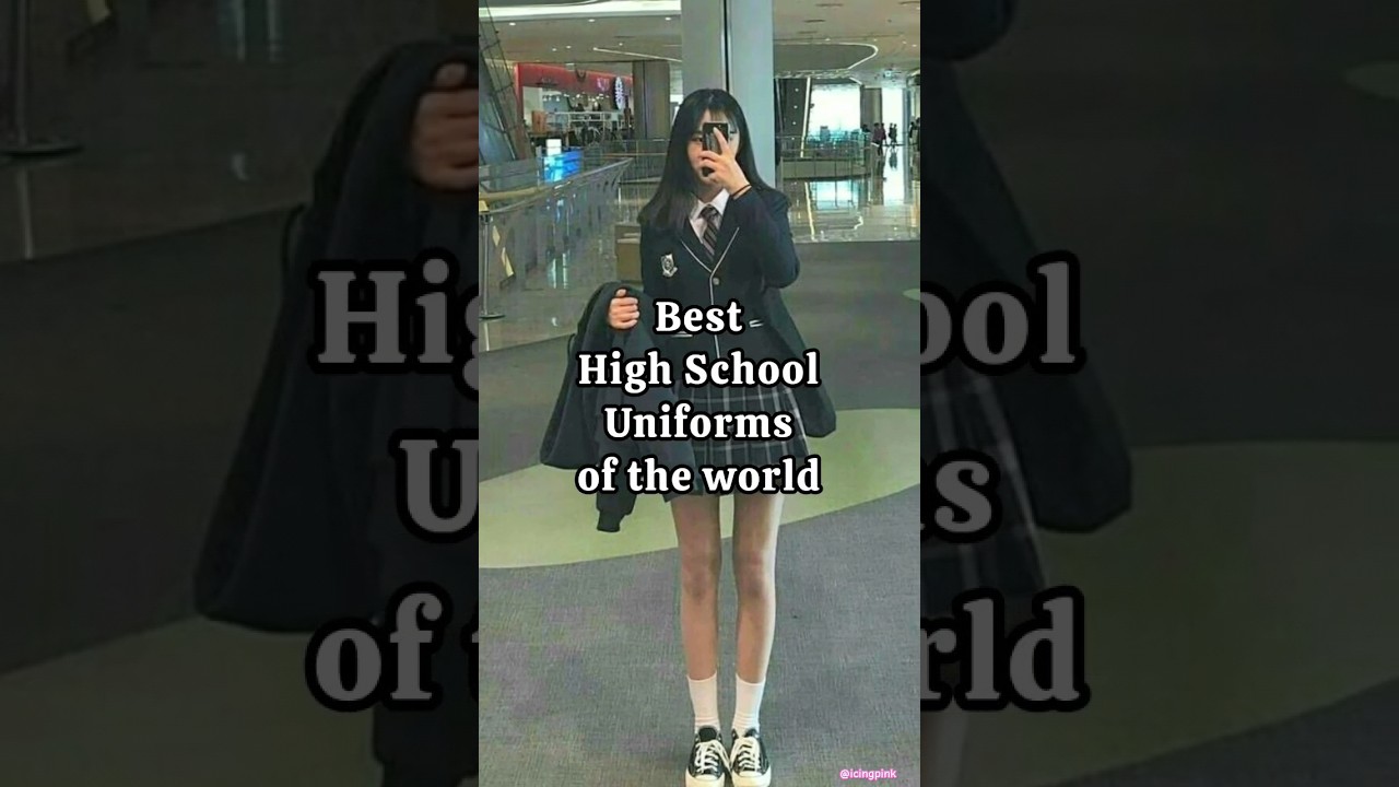 Best high school uniforms of the world👔 