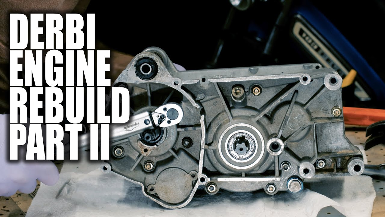 Derbi Start V Engine Rebuild Part II assemble the motor