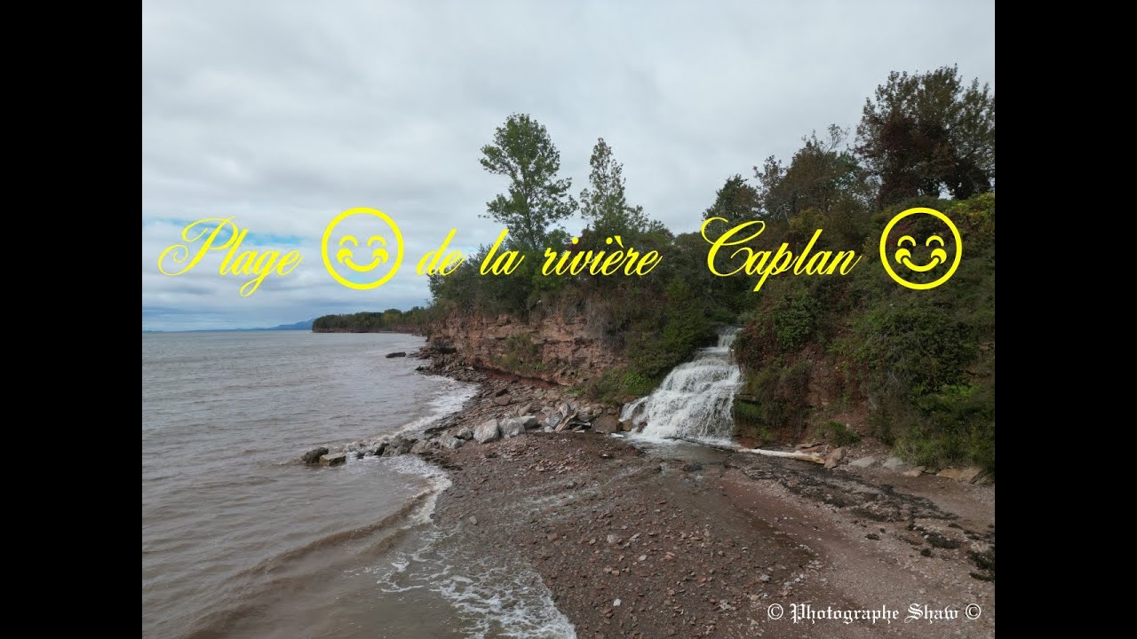 Plage 😊de la rivière Caplan 😊 Gaspesie Québec Canada 🍁 DJI Mavic Mini3 Pro 🤠2022