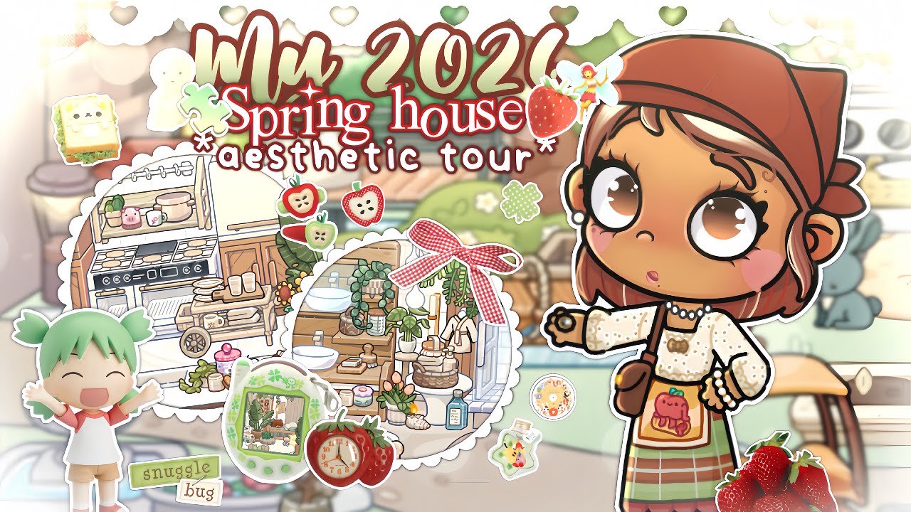 My 2026 spring house tour  *AESTHETIC* 🧚&zwj;♀️🍓🐛 || *with voice* || avatar world.