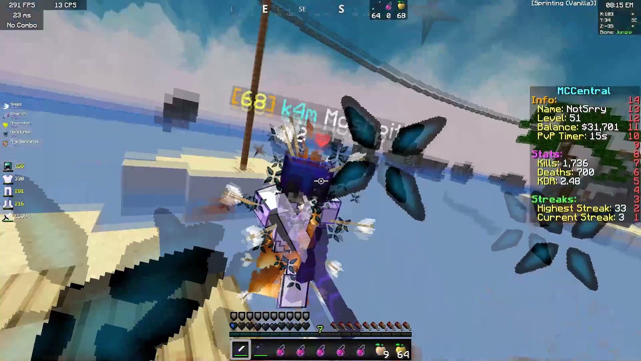 Mc-Central KitPvp Montage | 45P5 kills!