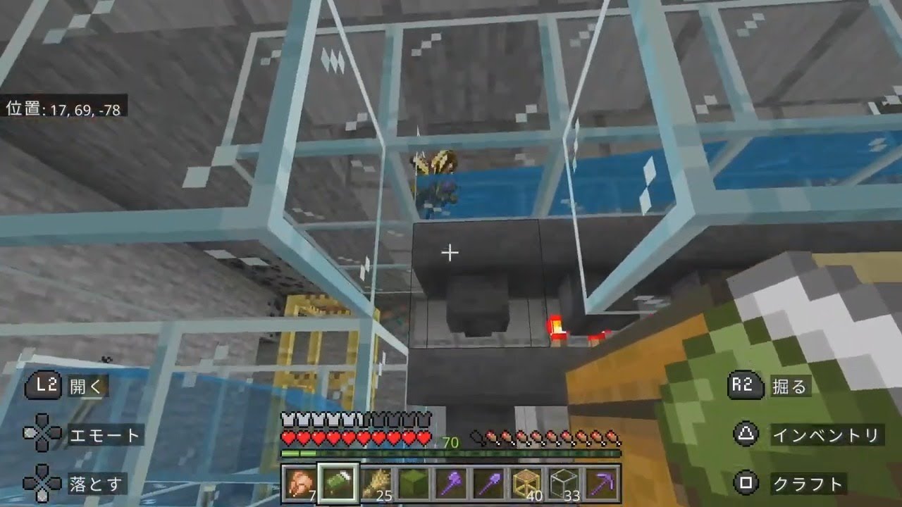 マイクラ実況！ゾンビピグリントラップの自動仕分けで金の剣が渋滞。笑 長時間稼働させた結果と改善策。 Ver.1.21.51 