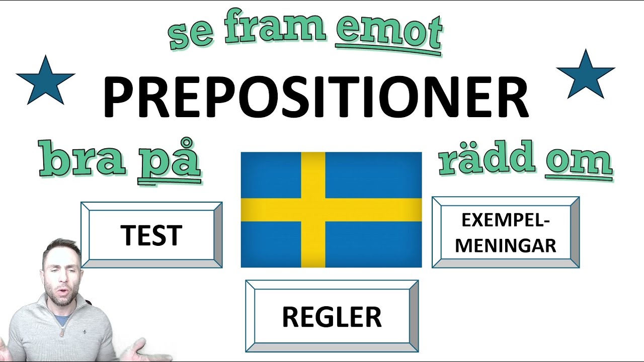 Prepositioner - Regler, exempelmeningar och TEST