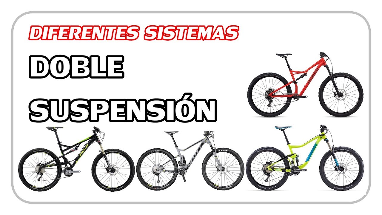 SISTEMAS de DOBLE SUSPENSIÓN para MTB ► Diferencias y usos