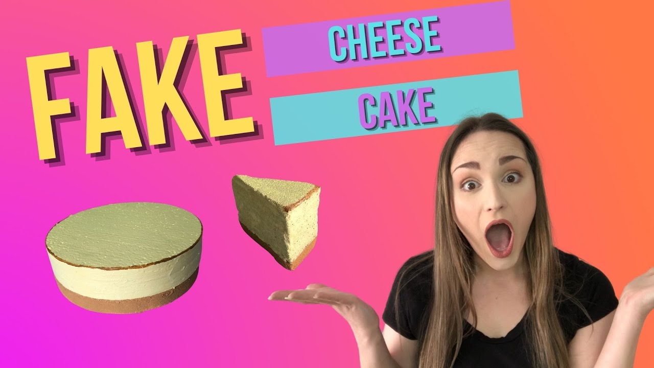 Fake New York Cheese Cake - How to make a DIY replica cheese cake prop for display or theatre!!!!