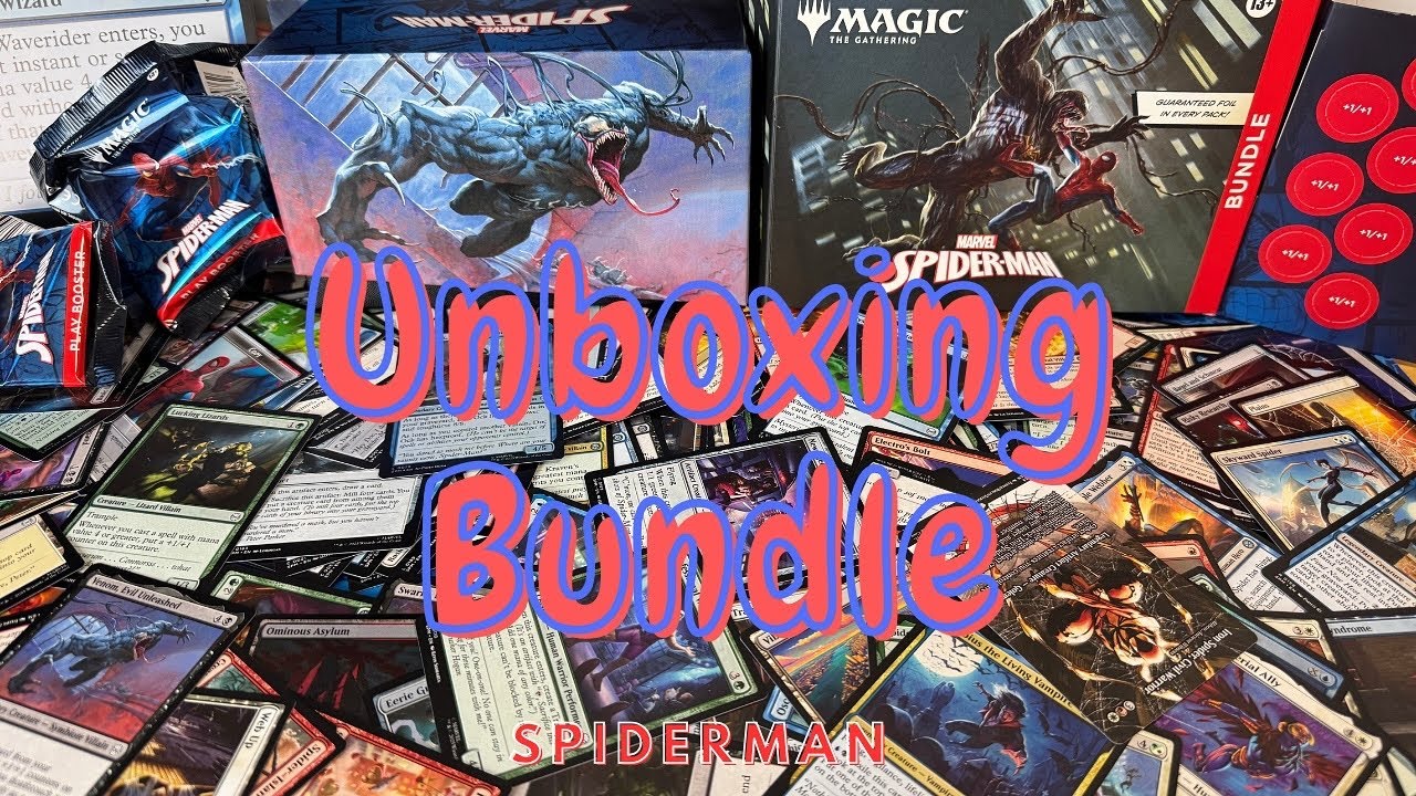 Unboxing BUNDLE Spiderman 🕷️🕸️🃏