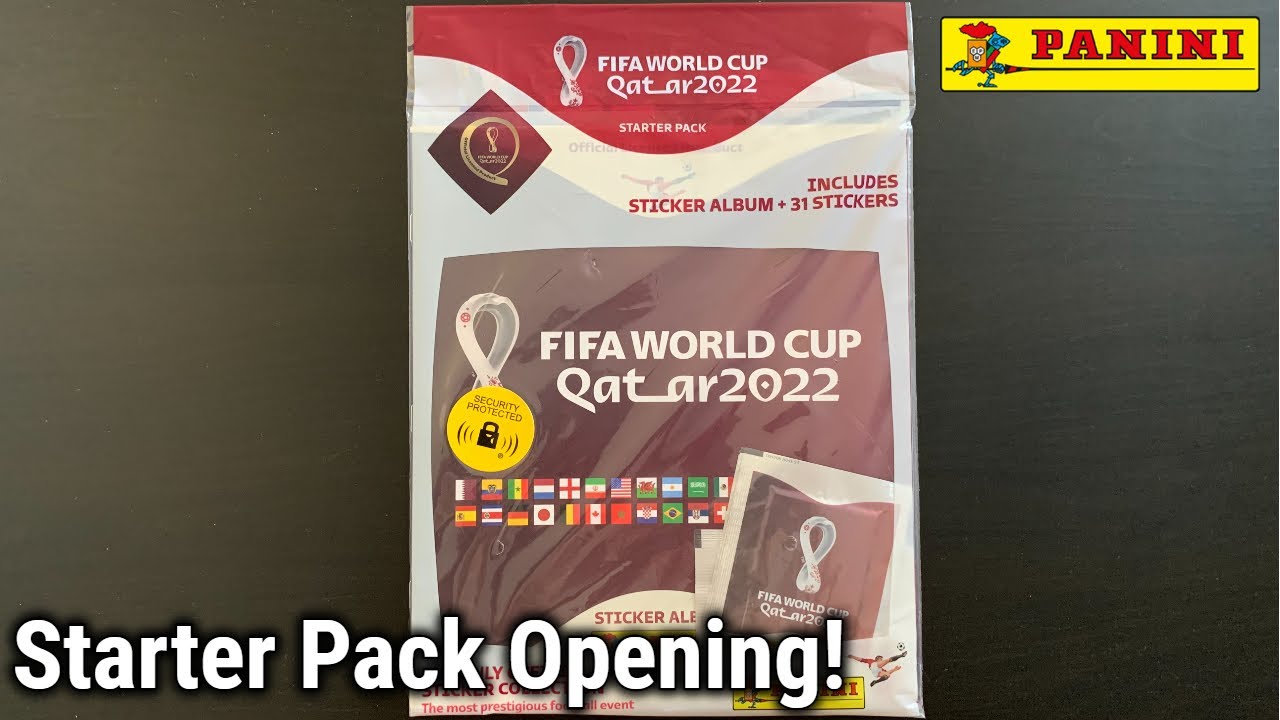 Starter Pack Opening! - Panini World Cup 2022 Qatar Sticker Collection! (*5 Packs & Album*!)